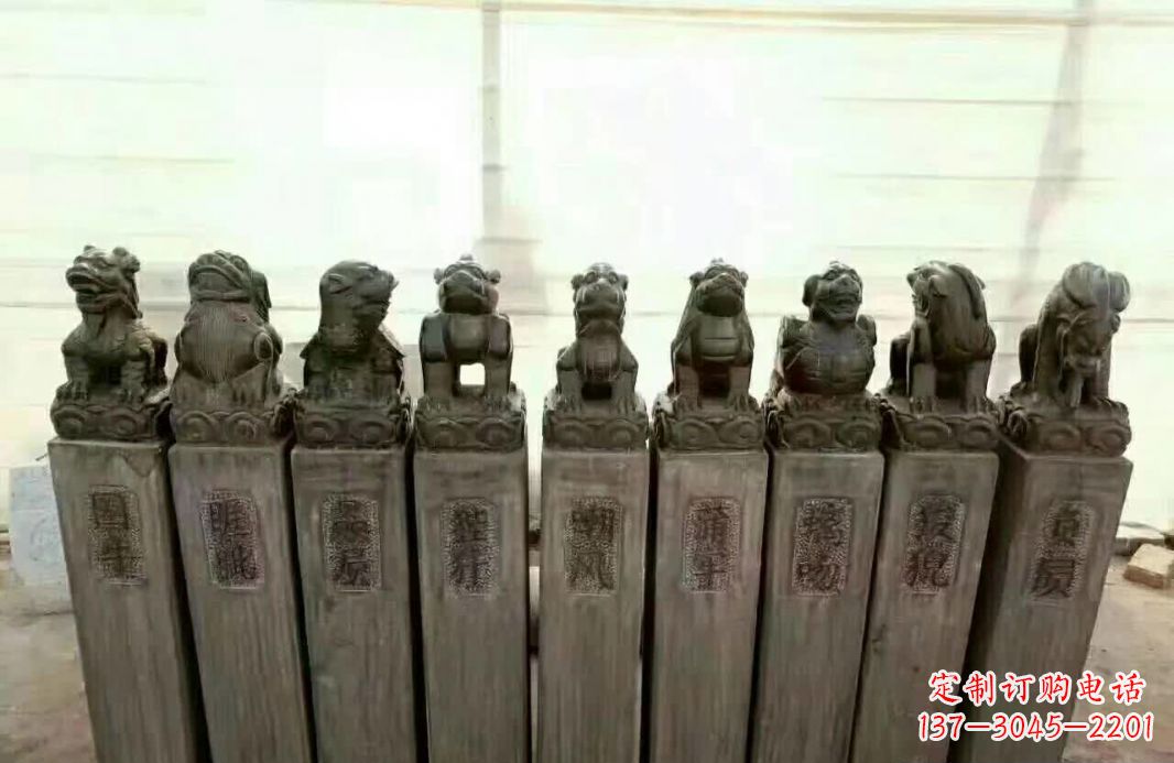 运城栓马桩石雕