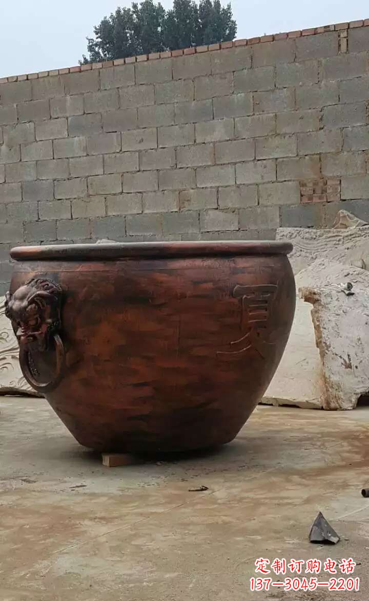 运城水缸铜雕