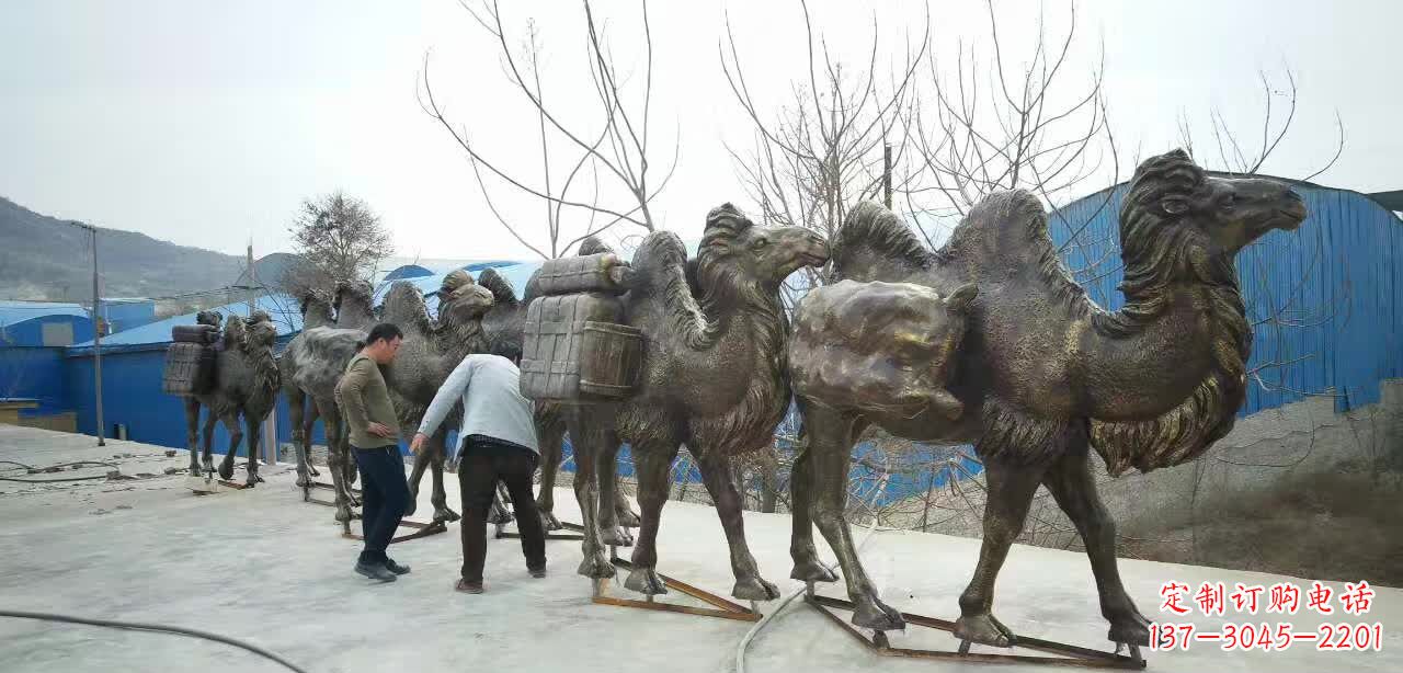 运城丝绸之路骆驼雕塑