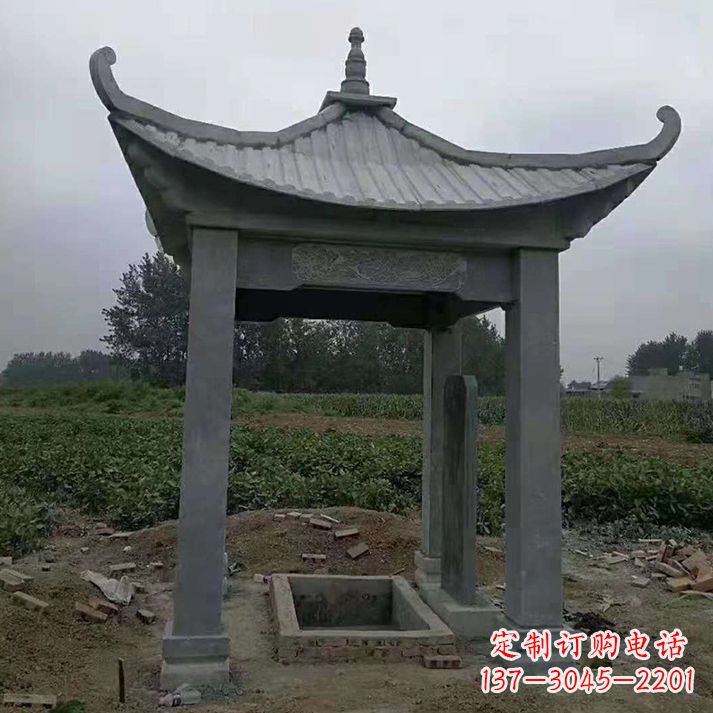 运城四角庭院石凉亭