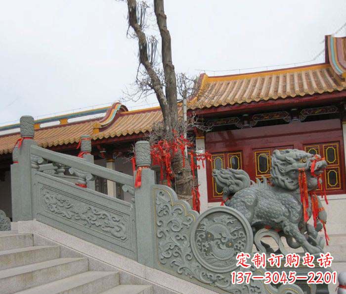 运城寺庙景观仿古石栏板