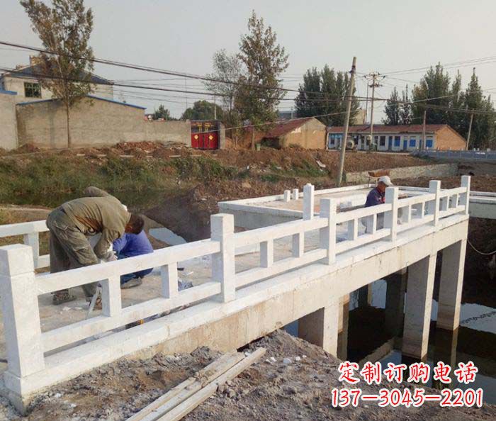 运城寺庙景观汉白玉栏板石雕