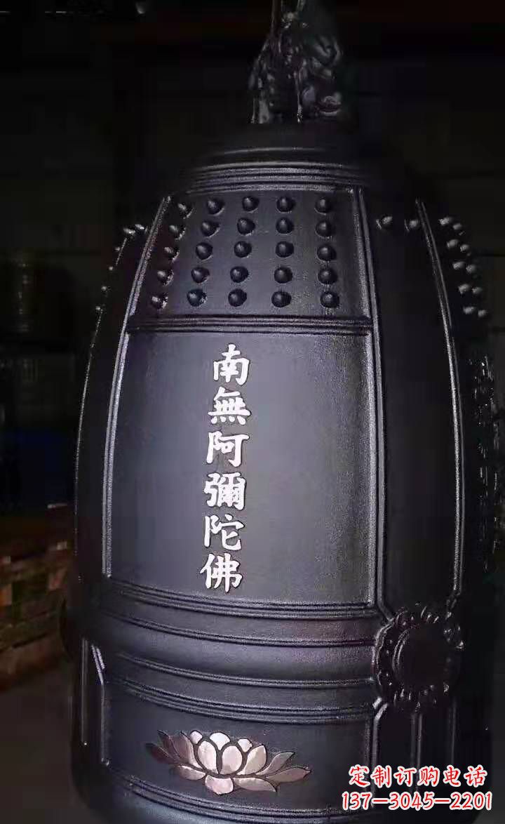 运城寺庙铜钟雕塑户外景观雕塑