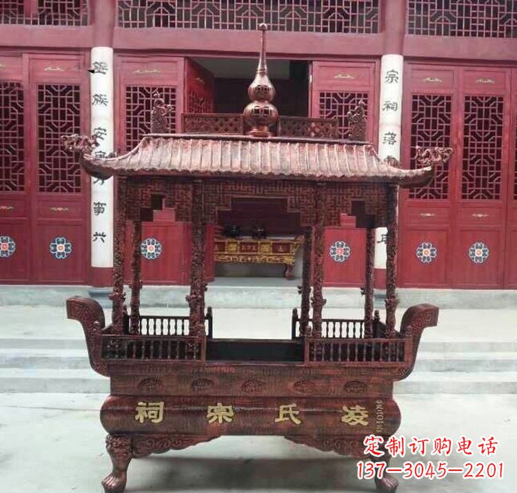 运城寺庙香炉铜雕