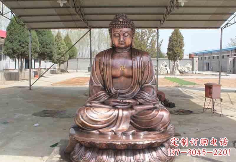 运城寺庙铸铜如来佛像雕塑
