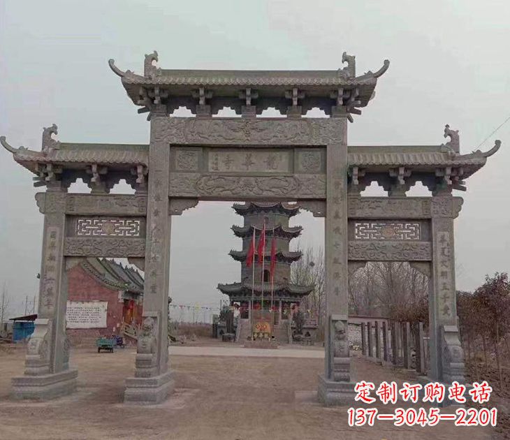 运城寺院石牌坊
