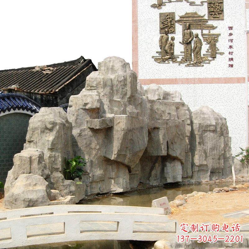 运城塑石假山雕塑