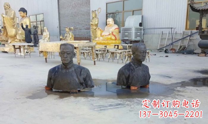 运城陶行知半身像铜雕
