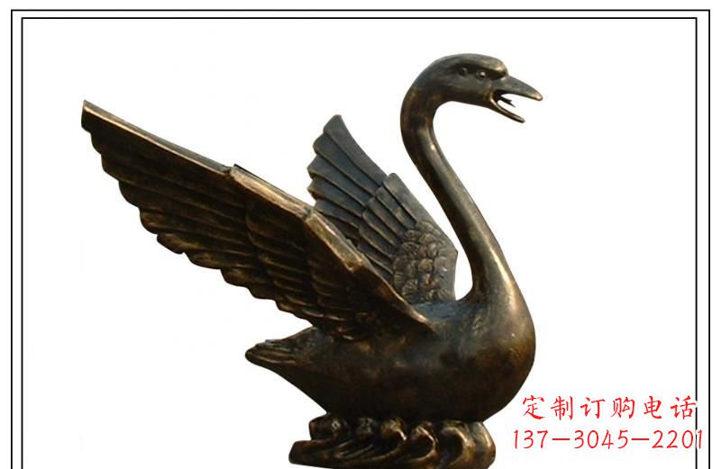 运城天鹅喷泉铜雕