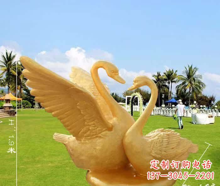 运城天鹅铜雕