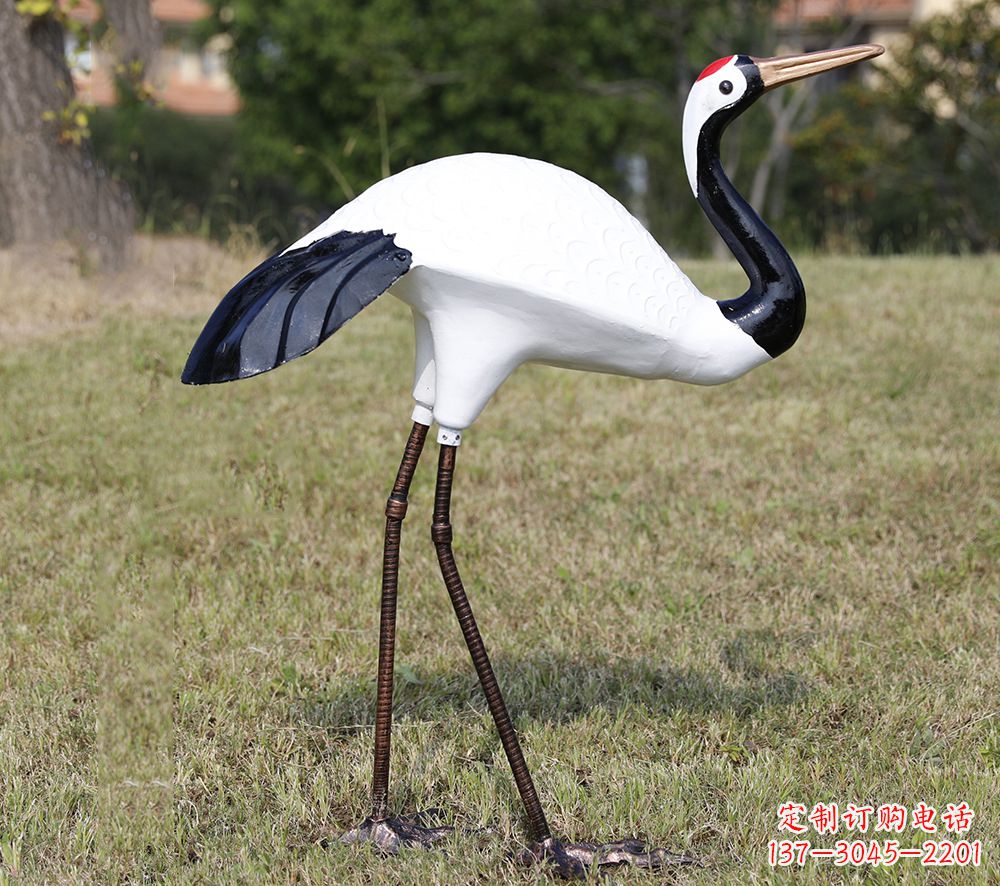 运城庭院仙鹤雕塑