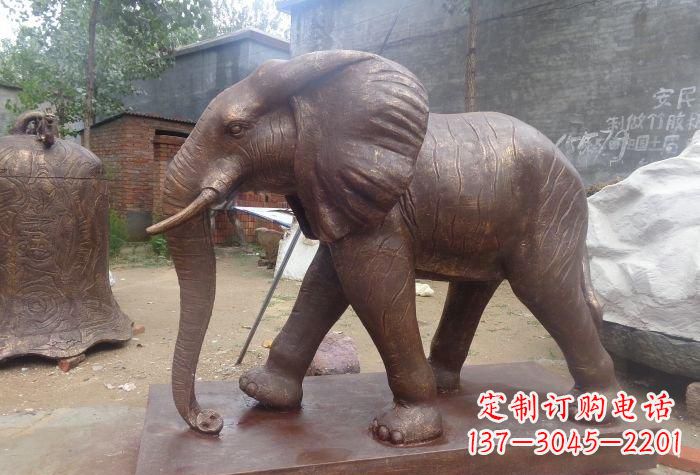 运城铜大象雕塑