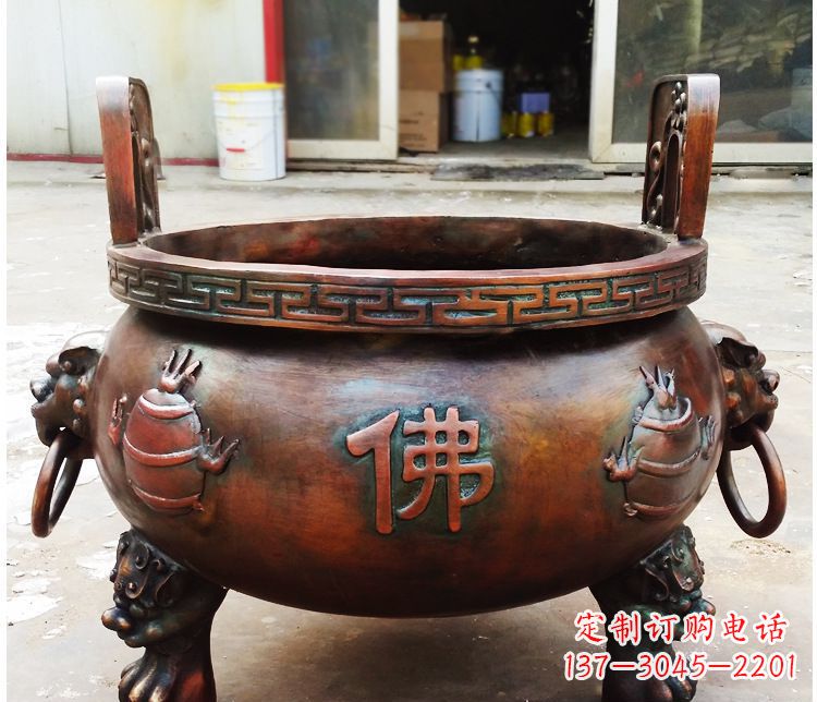 运城铜雕祠堂景观香炉