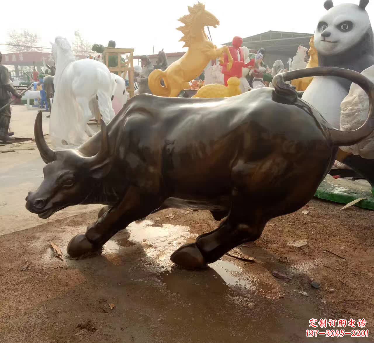 运城铜雕动物牛