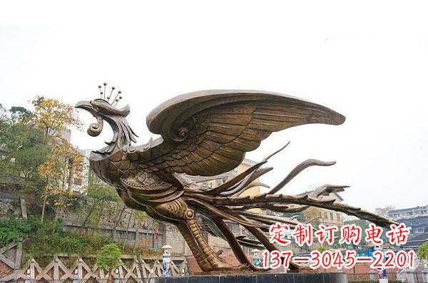 运城铜雕凤凰