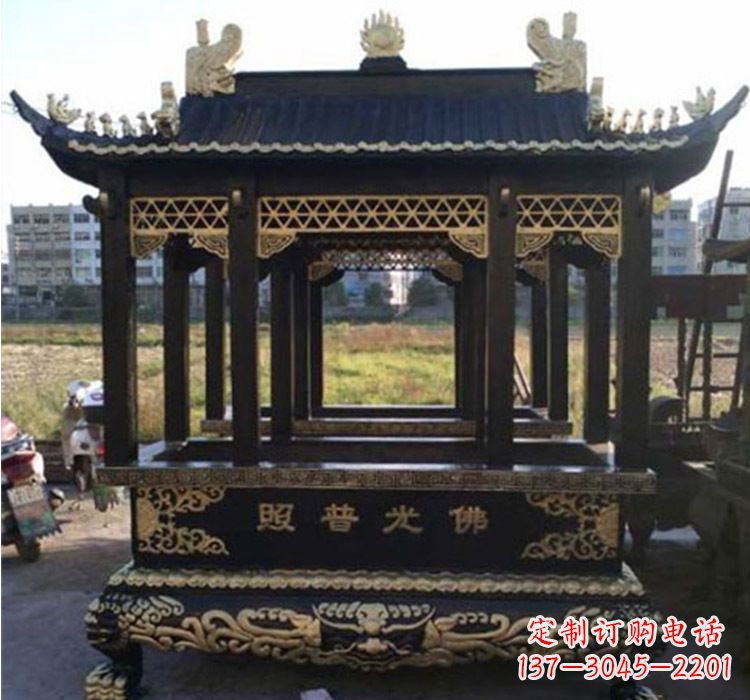 运城铜雕佛光普照香炉