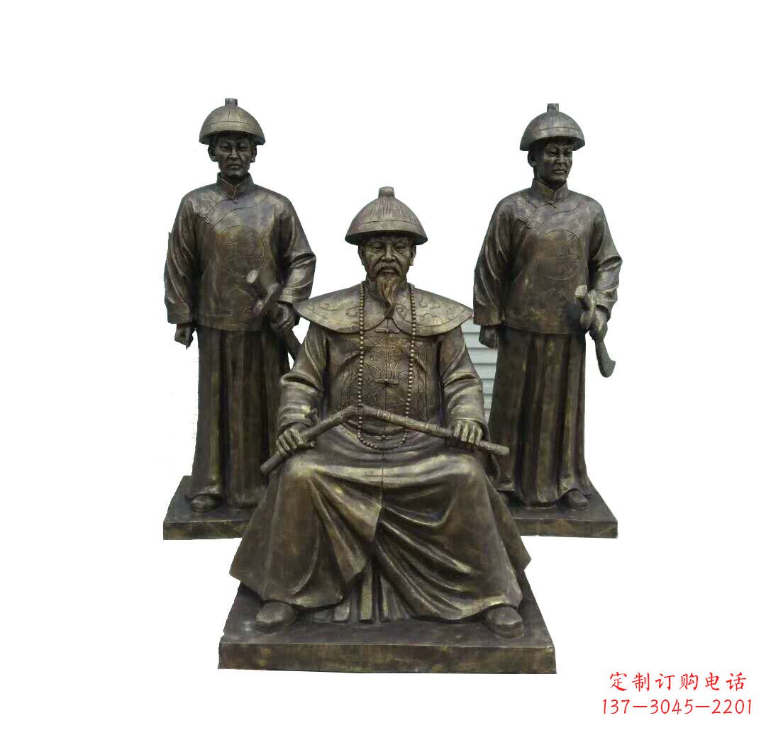 运城铜雕古代名人林则徐