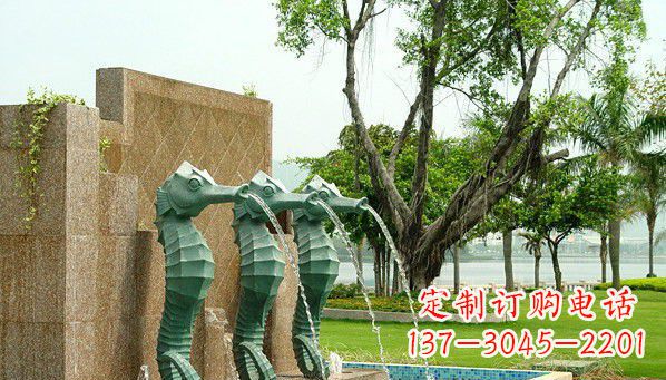 运城铜雕海马雕塑