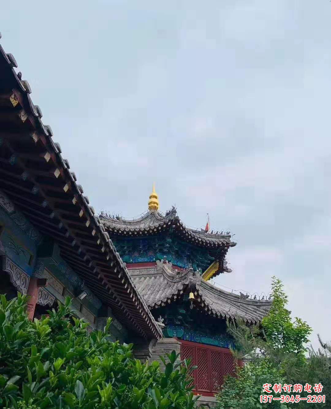 运城铜雕葫芦塔顶寺庙摆件