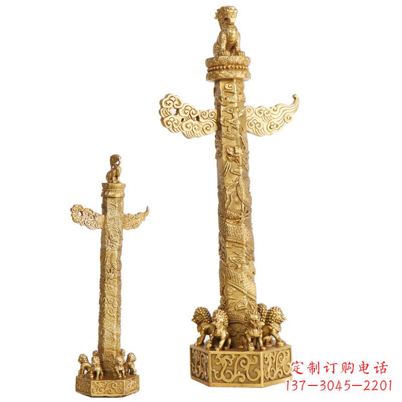 运城铜雕华表柱