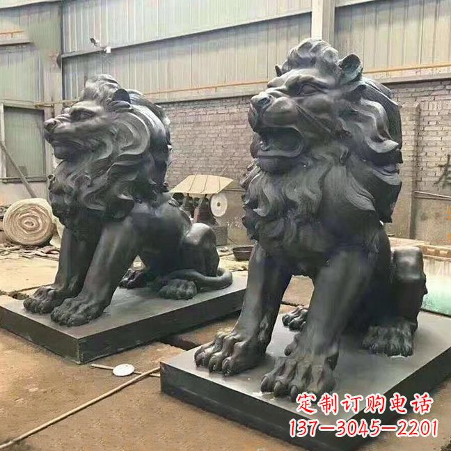 运城铜雕汇丰狮子
