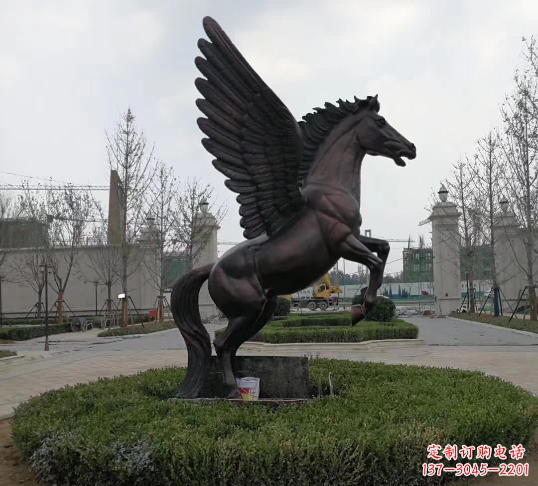 运城铜雕景观飞马