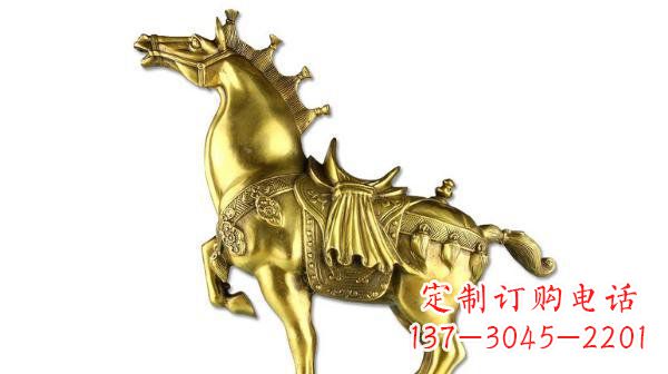 运城铜雕马公园动物雕塑