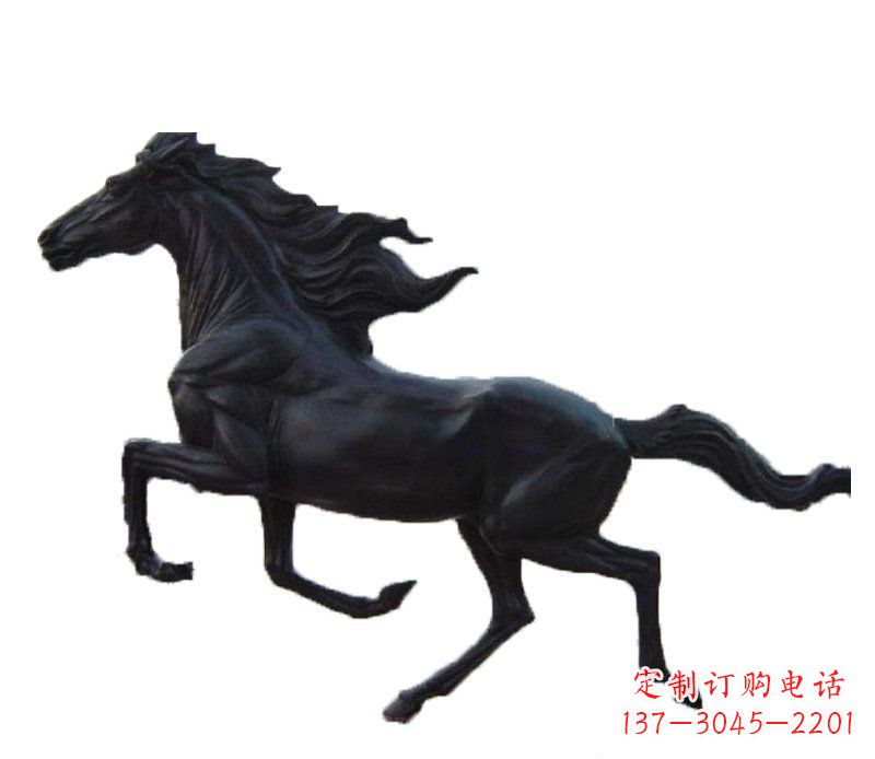 运城铜雕马公园动物雕塑摆件