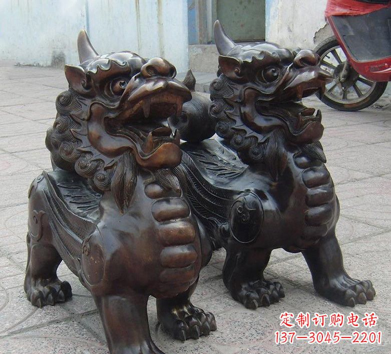 运城铜雕门口招财貔貅