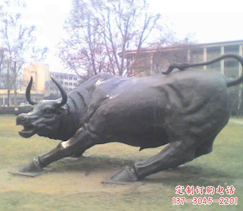 运城铜雕牛广场动物景观摆件 (2)