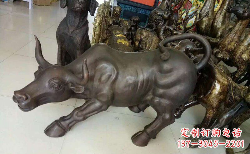 运城铜雕牛广场动物景观摆件 (5)