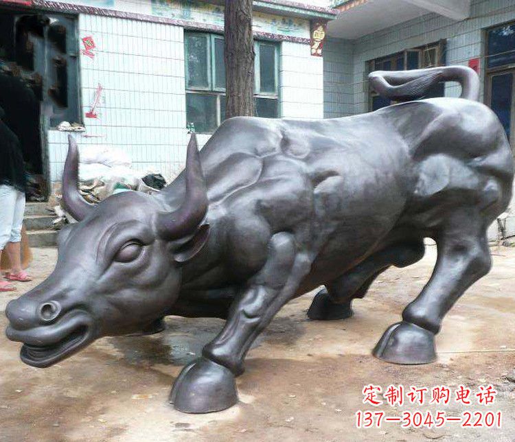 运城铜雕牛广场动物景观摆件 (3)