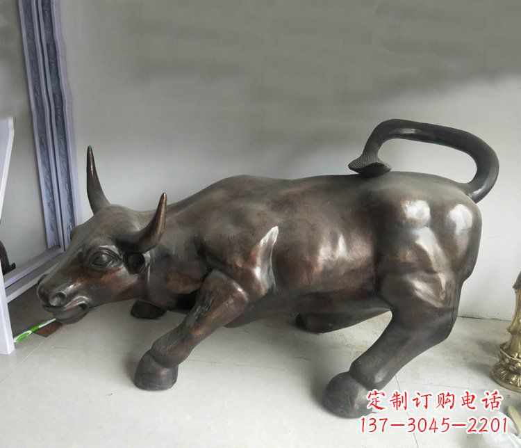 运城铜雕牛广场动物景观摆件