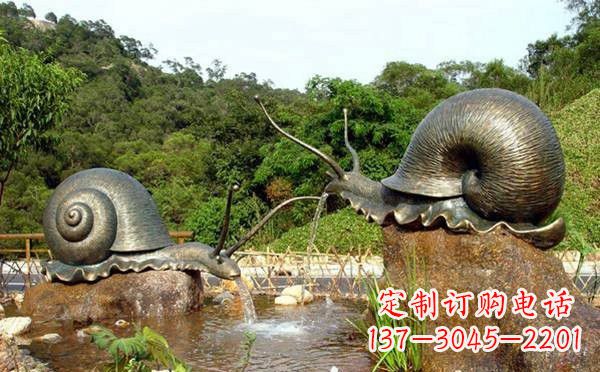 运城铜雕喷水蜗牛