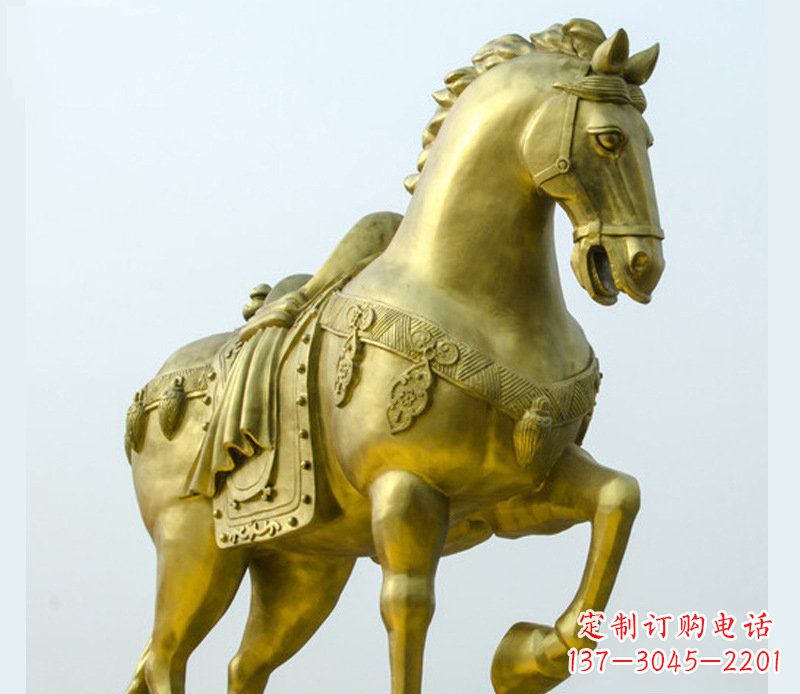 运城铜雕商场招财动物马雕塑