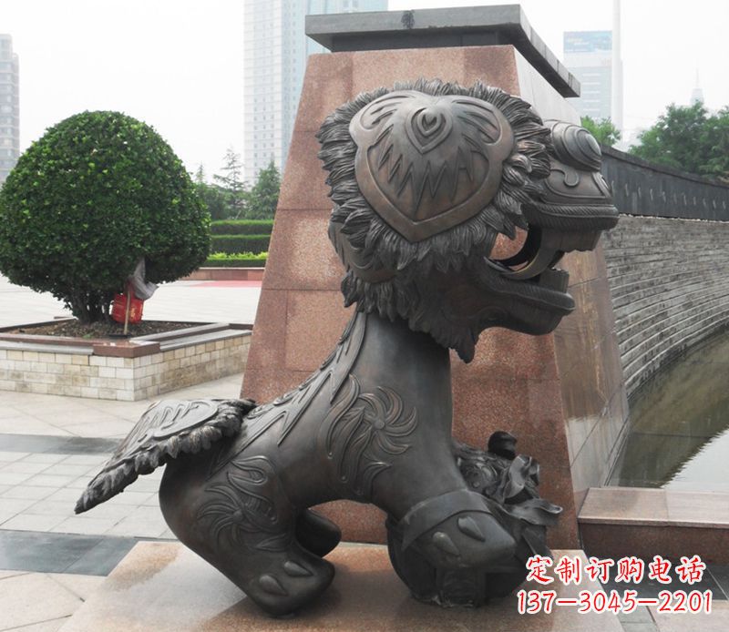 运城铜雕狮子