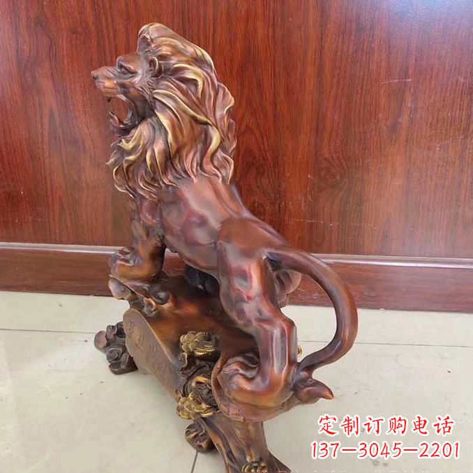 运城铜雕狮子动物雕塑摆件