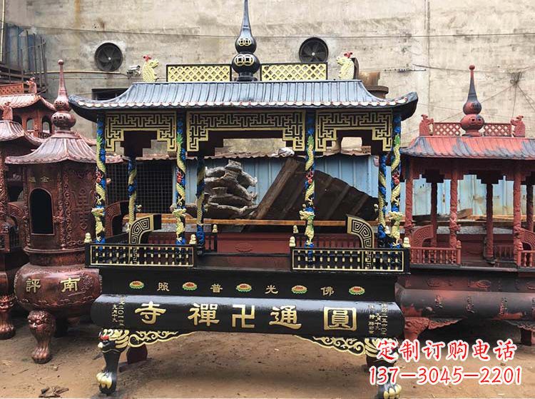 运城铜雕像铁香炉