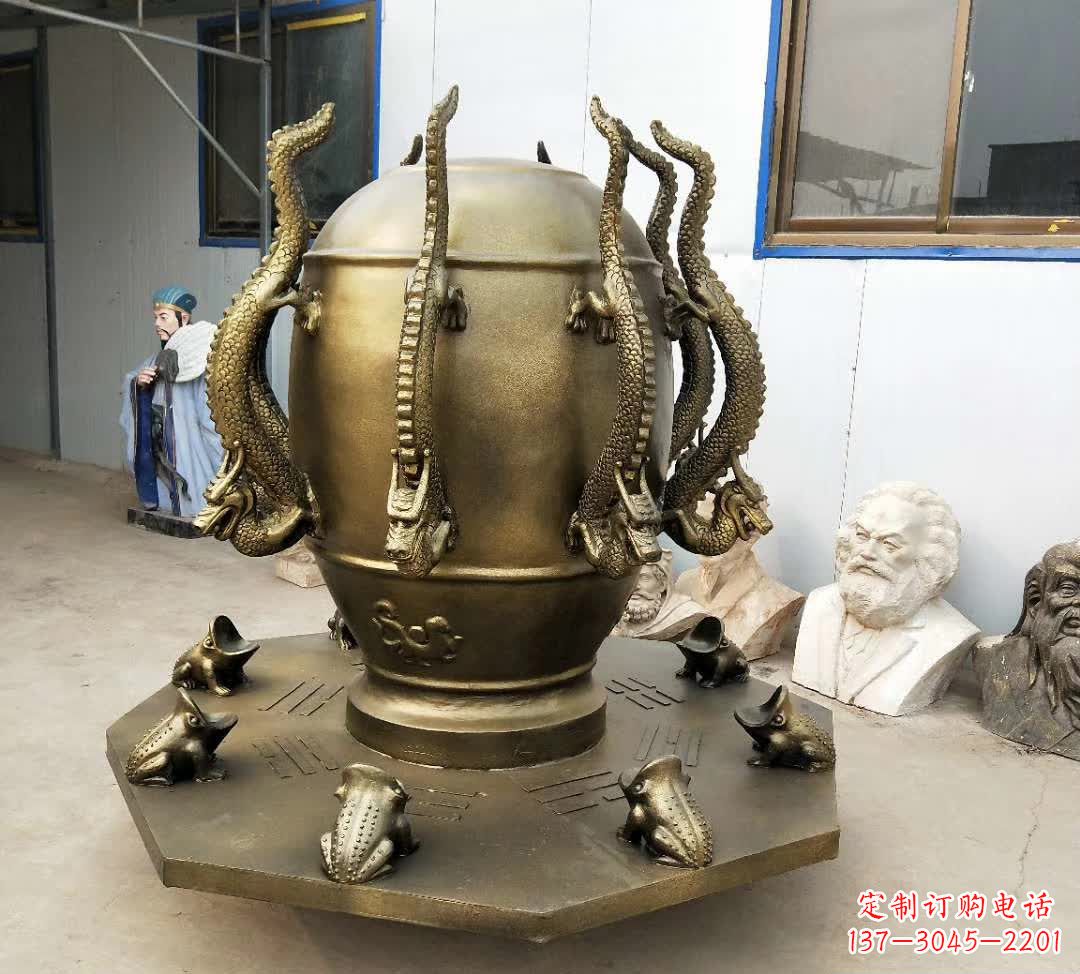 运城铜雕校园景观地动仪
