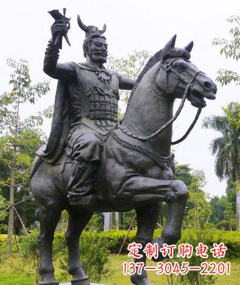 运城铜雕炎帝骑马