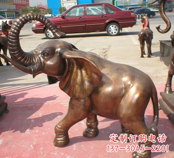 运城铜雕长鼻大象