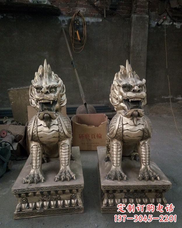 运城铜雕镇宅麒麟