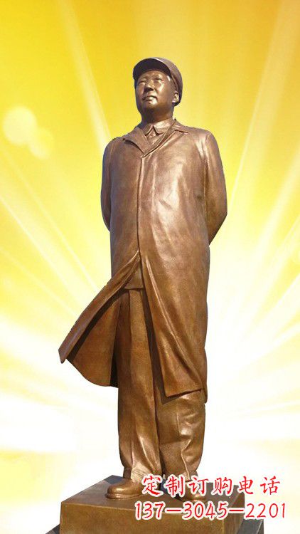 运城伟人毛主席铜雕