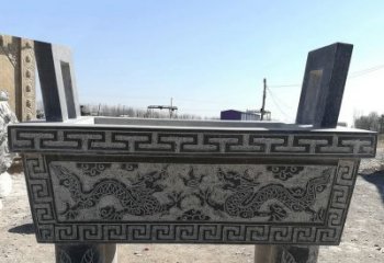 运城寺庙墓地祭祀四足方鼎，青石仿古石雕香炉