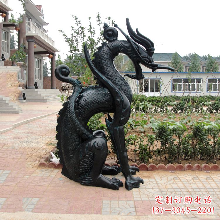 运城西方龙动物神兽雕塑