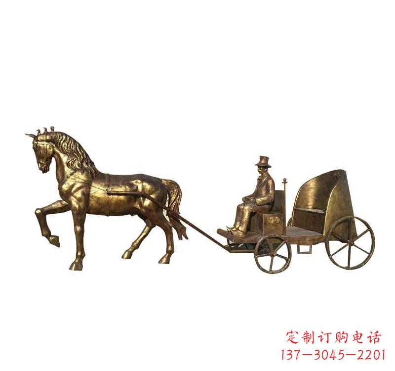 运城西方马车铜雕