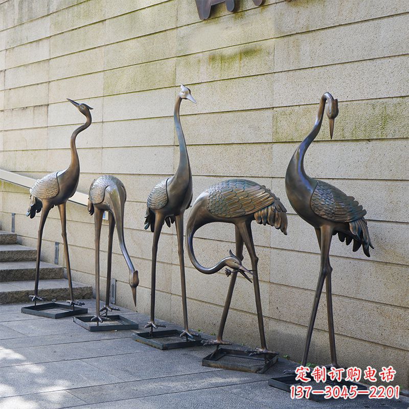 运城仙鹤不锈钢雕塑