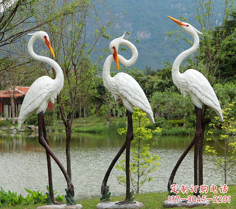 运城仙鹤的雕塑