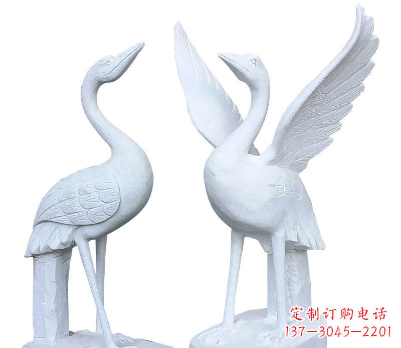 运城仙鹤公园动物石雕