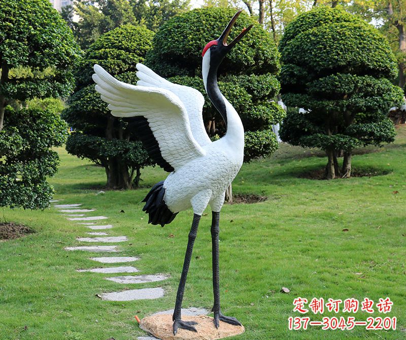 运城仙鹤金属雕塑